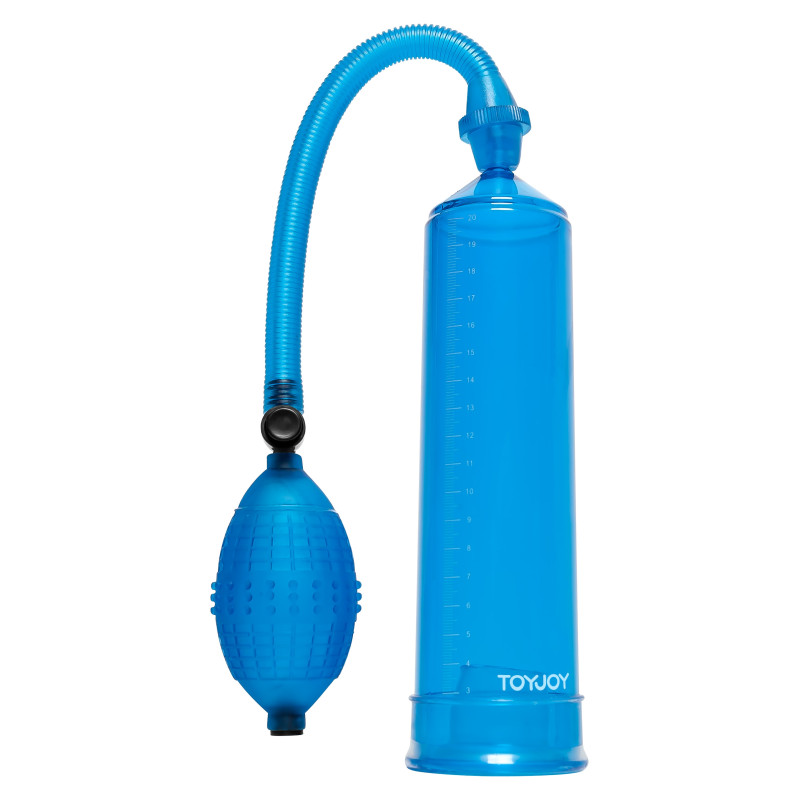 Manpower TOYJOY Pompe à pénis PowerPump 20 x 5.3cm Bleue